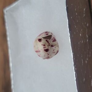 Speckled‎ egg Nugget bead